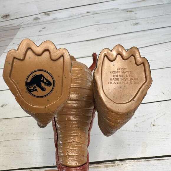 Jurassic World Mattel 2018 Battle Damage T-Rex Dinosaur Action Figure - Picture 5 of 6